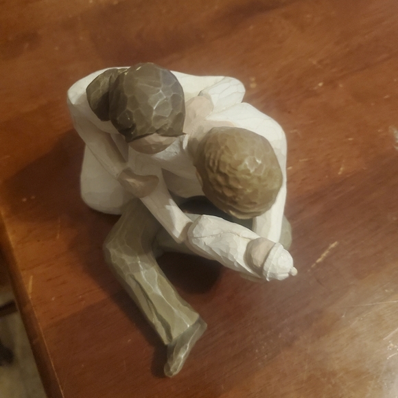 Willow Tree New Life Couple & Baby Family Figurine 2000 Susan Lordi - Picture 2 of 4